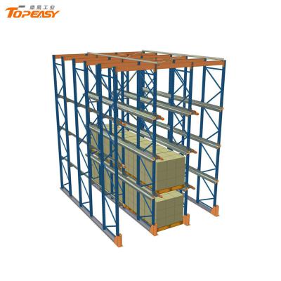 New heavy duty steel warehouse drive in pallet rack (Новый сверхпрочный стальной складской привод в стойке для поддонов)